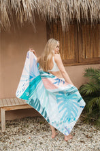 Cargar imagen en el visor de la galería, Toalla playera de microfibra Hojas