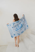 Cargar imagen en el visor de la galería, Toalla playera de microfibra Sirena Azul