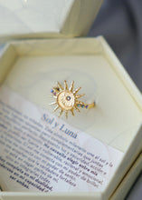 Cargar imagen en el visor de la galería, Anillo Sol y Luna