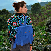 Cargar imagen en el visor de la galería, Morral Backpack Azul Violeta