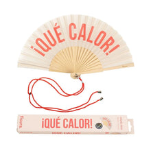 Cargar imagen en el visor de la galería, Abanico "Qué calor" beige