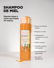 Cargar imagen en el visor de la galería, Shampoo de miel brillo intenso