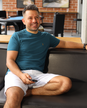 Cargar imagen en el visor de la galería, Camiseta Hombre Petróleo