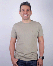 Cargar imagen en el visor de la galería, Camiseta Hombre Verde Silv