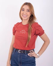Cargar imagen en el visor de la galería, Camiseta petroleo estampada