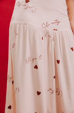 Cargar imagen en el visor de la galería, FALDA LARGA LOVE LETTERS