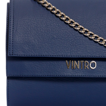 Cargar imagen en el visor de la galería, Cartera Dandy Azul Con Cargadera En Cadena