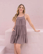 Cargar imagen en el visor de la galería, Vestido Alexa Plane Brown