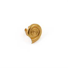 Cargar imagen en el visor de la galería, Anillo caracol Refugio dorado