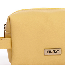 Cargar imagen en el visor de la galería, COSMETIQUERA PARA MUJER MINI PARIS AMARILLA
