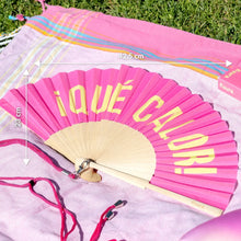 Cargar imagen en el visor de la galería, Abanico "Qué calor" rosa