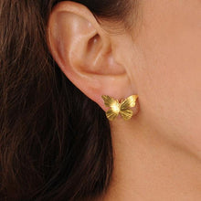 Cargar imagen en el visor de la galería, Arete Topo Mariposa Renacer
