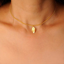 Cargar imagen en el visor de la galería, Cadena Choker Y Dije Hoja Edén