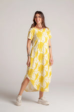 Cargar imagen en el visor de la galería, Vestido Alma multi cuello en v o redondo - Tie Dye Verde Limón