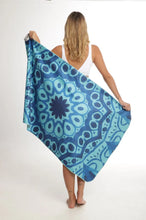 Cargar imagen en el visor de la galería, Toalla playera de microfibra Aguamarina
