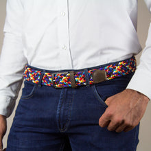 Cargar imagen en el visor de la galería, Cinturón colorido lazo azul LZ23