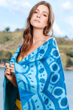 Cargar imagen en el visor de la galería, Toalla playera de microfibra Aguamarina
