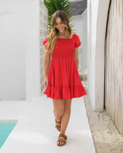 Cargar imagen en el visor de la galería, Vestido Maite Plane Red
