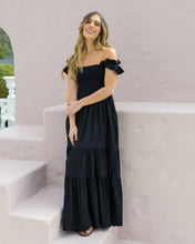 Cargar imagen en el visor de la galería, Vestido Sally Plane Negro