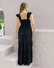 Cargar imagen en el visor de la galería, Vestido Sally Plane Negro