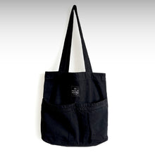 Cargar imagen en el visor de la galería, Tote Bag Nuquí Negra bolso tote ecológico