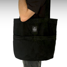 Cargar imagen en el visor de la galería, Tote Bag Nuquí Negra bolso tote ecológico