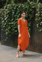 Cargar imagen en el visor de la galería, Vestido Alma Multiproposito - mandarina