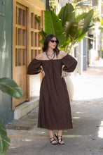 Cargar imagen en el visor de la galería, Vestido Arabia cuello bandeja - Zelda Café