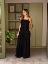 Cargar imagen en el visor de la galería, Vestido Lily Plane Negro