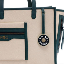 Cargar imagen en el visor de la galería, CARTERA PARA MUJER CRIQUET VERDE EN PRESTON MARFIL