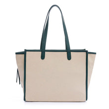 Cargar imagen en el visor de la galería, CARTERA PARA MUJER CRIQUET VERDE EN PRESTON MARFIL