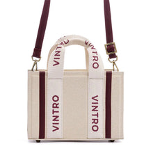 Cargar imagen en el visor de la galería, CARTERA PARA MUJER ESPAÑA BEIGE PRESTON MARFIL