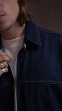 Cargar imagen en el visor de la galería, Denim Jacket Two-Way Zipper