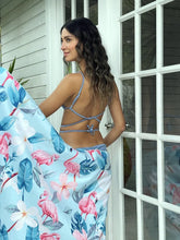 Cargar imagen en el visor de la galería, Toalla playera de microfibra Flamencos