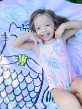 Cargar imagen en el visor de la galería, Toalla playera de microfibra Sirena