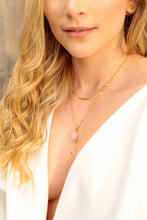 Cargar imagen en el visor de la galería, Collar Cuarzo Rosado