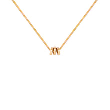 Cargar imagen en el visor de la galería, Collar Cadena Oro 3 Argollas