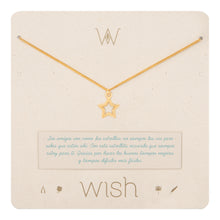 Cargar imagen en el visor de la galería, Collar Cadena Oro estrella Amigas