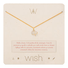 Cargar imagen en el visor de la galería, Collar Cadena Oro Piedra Lunar