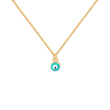 Cargar imagen en el visor de la galería, Collar Cadena Oro Ojo Turco