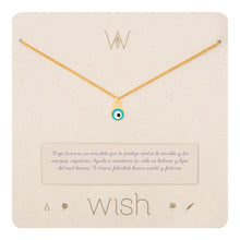 Cargar imagen en el visor de la galería, Collar Cadena Oro Ojo Turco