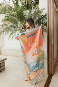 Toalla playera de microfibra Amalfi