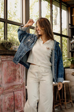Cargar imagen en el visor de la galería, CHAQUETA SILUETA AMPLIA BOTANICA

