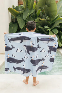 Toalla playera de microfibra Gaviotas