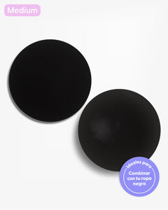 Cubre Pezón de Silicona Negro - Nipskin
