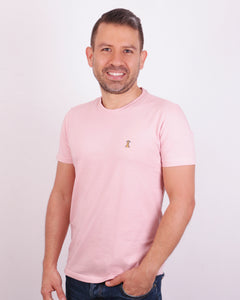Camiseta Hombre Rosada