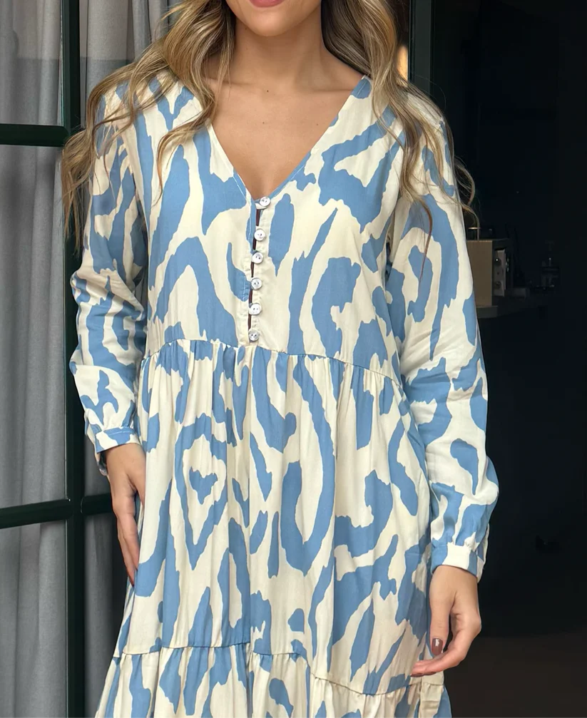 Vestido Nevada Biru