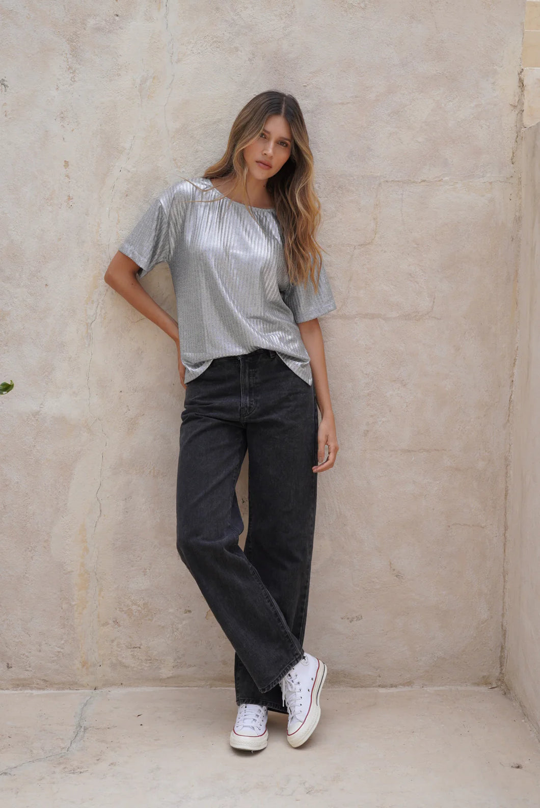 Blusa Gala Plata
