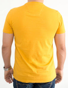 Camiseta Hombre Mostaza