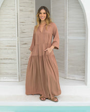 Cargar imagen en el visor de la galería, Vestido Eloisa Plane Toffee
